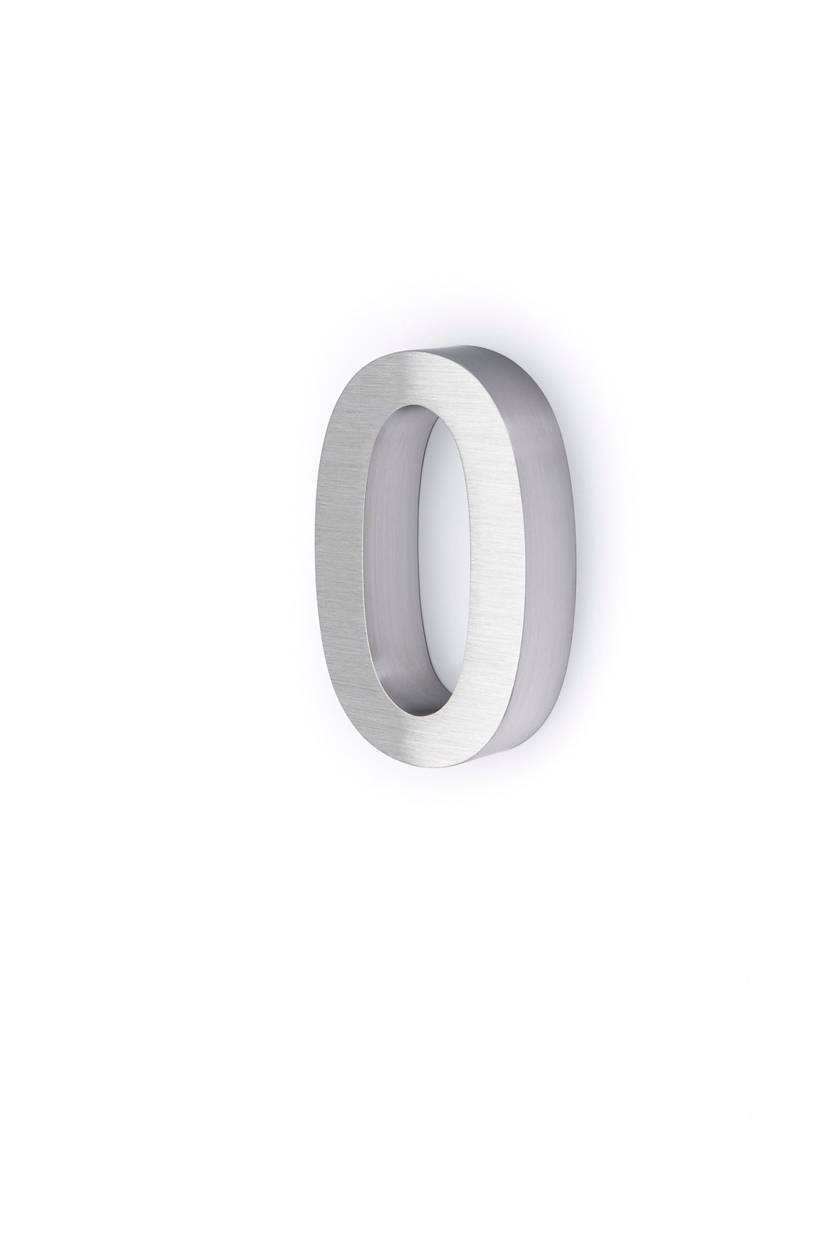 6 Inch 3D Stainless Steel House Number – Bold Relief, 0–9