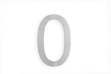 6 Inch 2D Stainless Steel House Number Zero