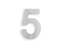 6 Inch 3D Stainless Steel House Number Five