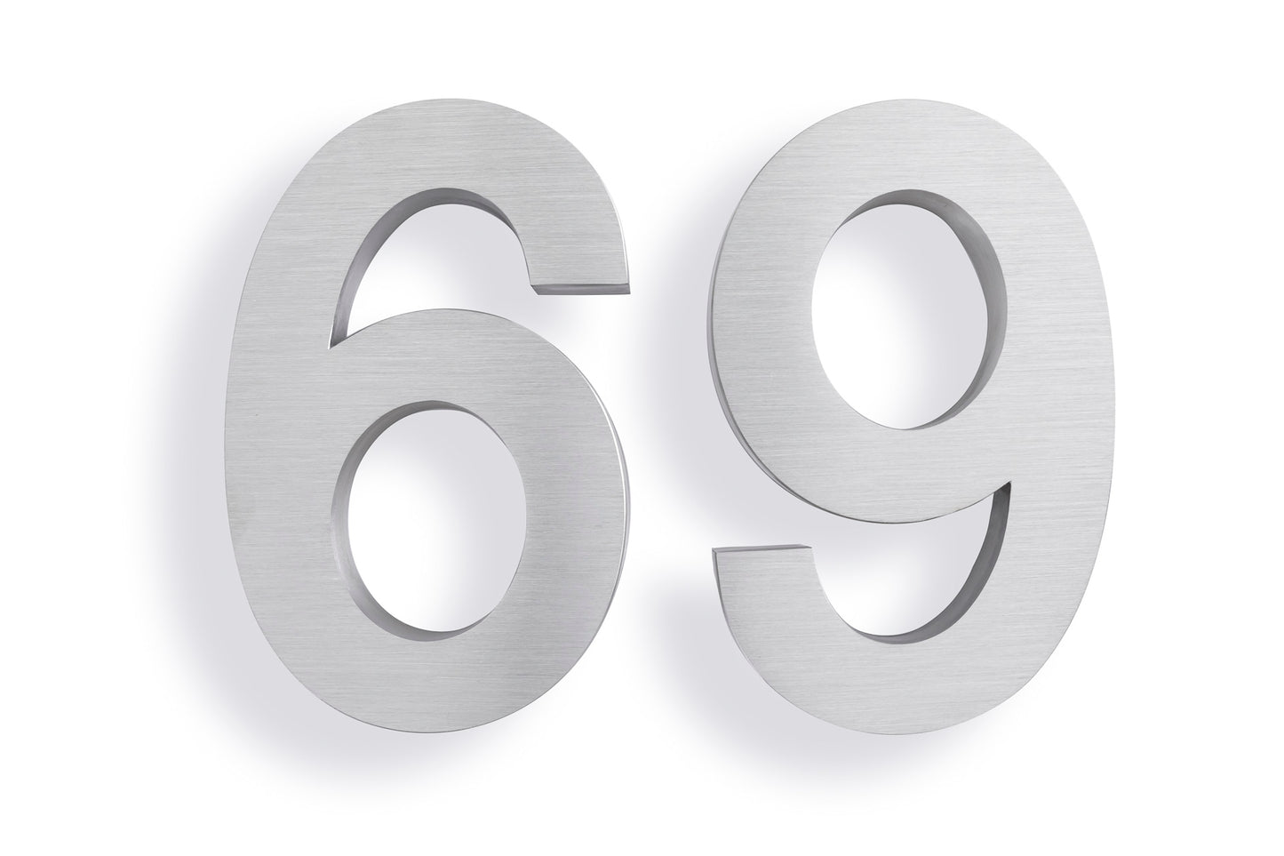 6 Inch 3D Stainless Steel House Number Six/Nine