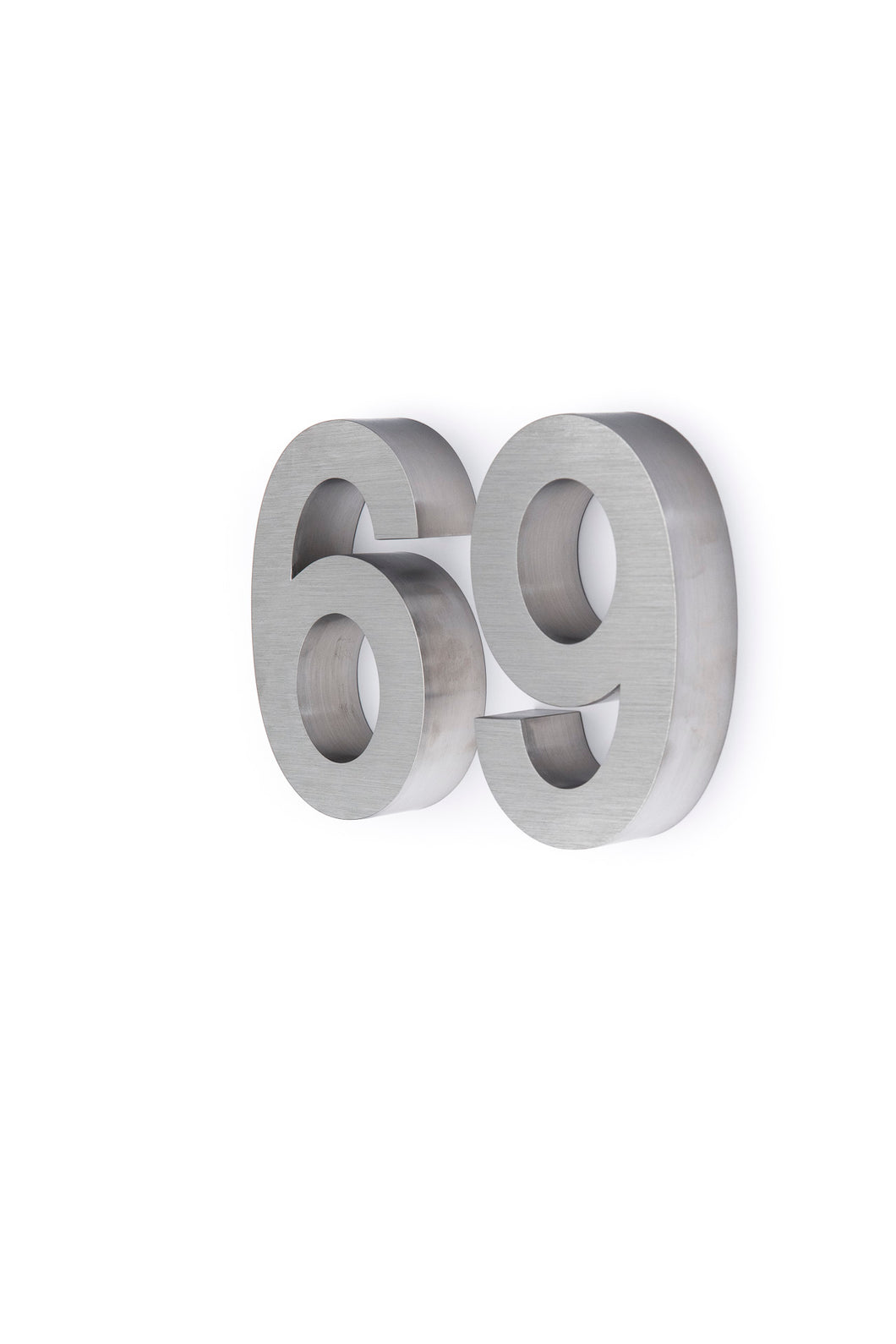 6 Inch 3D Stainless Steel House Number Six/Nine