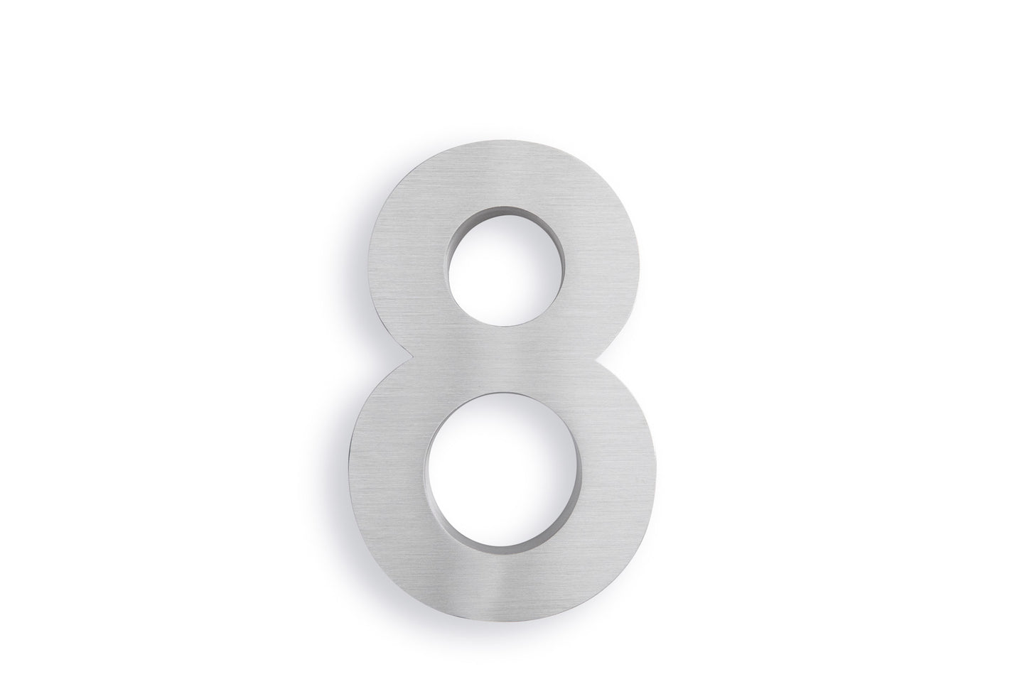 6 Inch 3D Stainless Steel House Number Eight