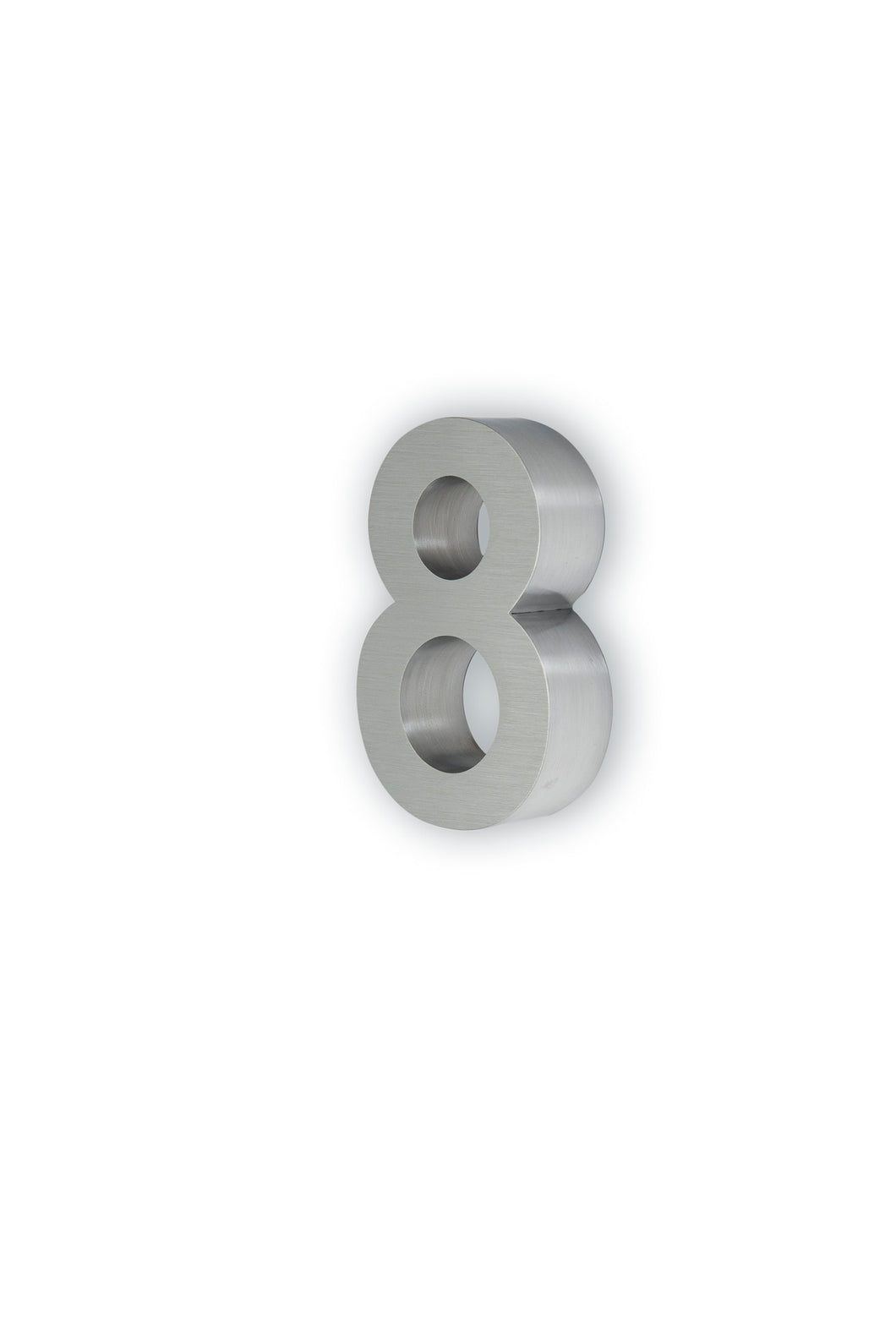 6 Inch 3D Stainless Steel House Number Eight