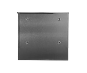 Modern Stainless Hardware | lockable parcel delivery box, stainless steel mailboxes residential, locking package drop box, stainless steel wall mailbox